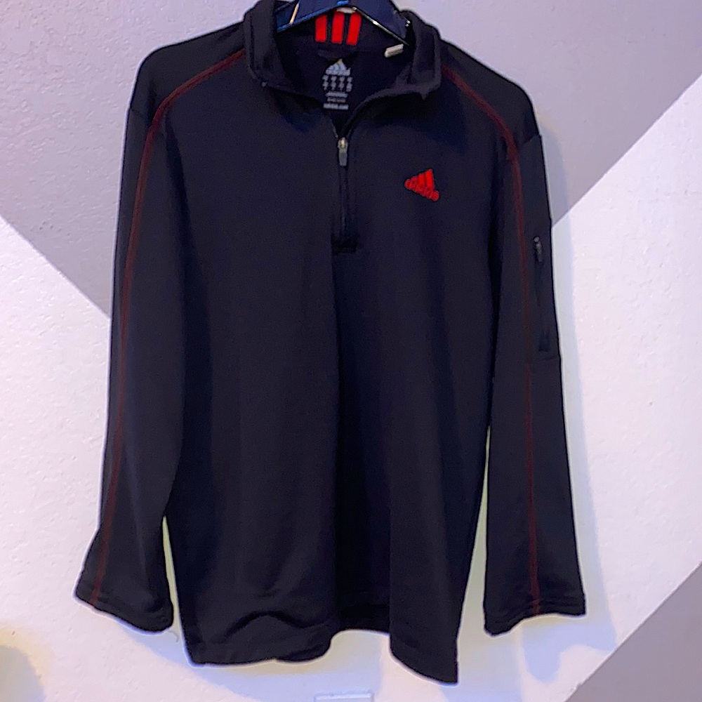 Medium Black and red mens adidas jacket